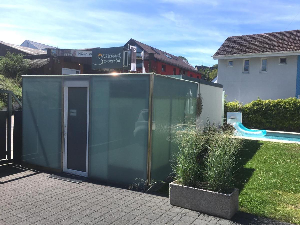 Gaestehaus Sommertal Mit Pool Im Garten, Eigener Parkplatz, 800M Zum Bodensee, 300M Zur Altstadt Meersburg Dış mekan fotoğraf